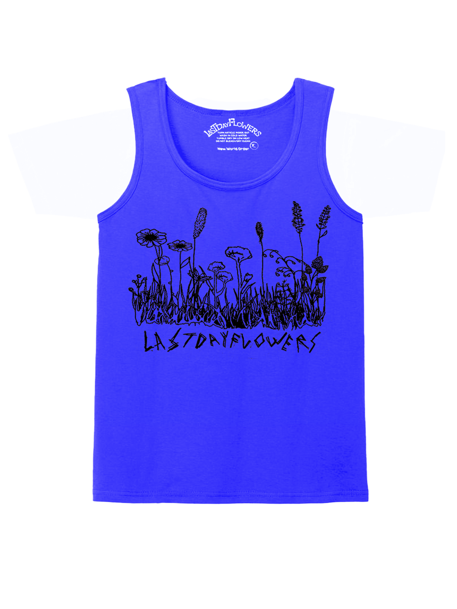 'Meadow' Tank - Sapphire