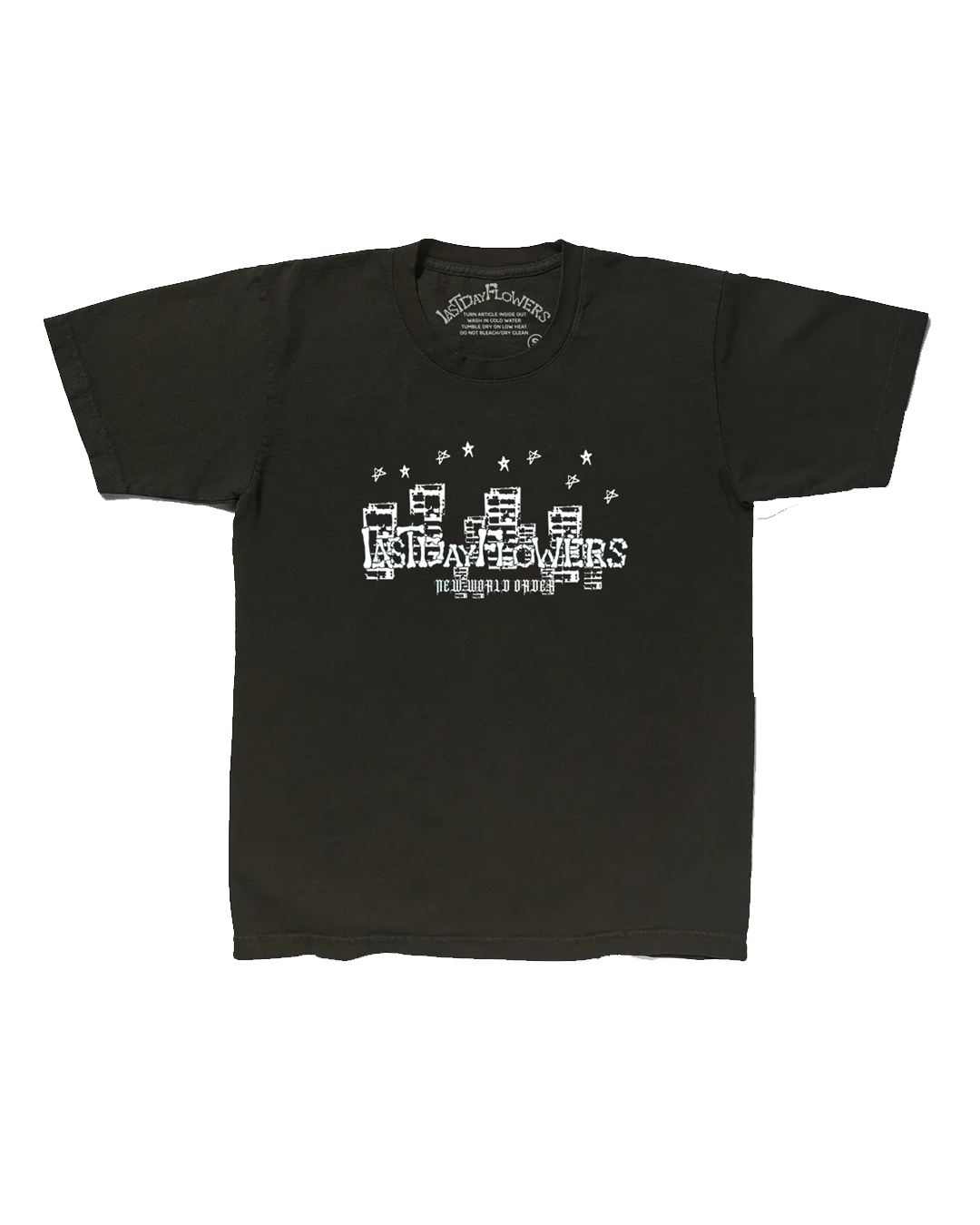 City Bone-Letter - Jet Black