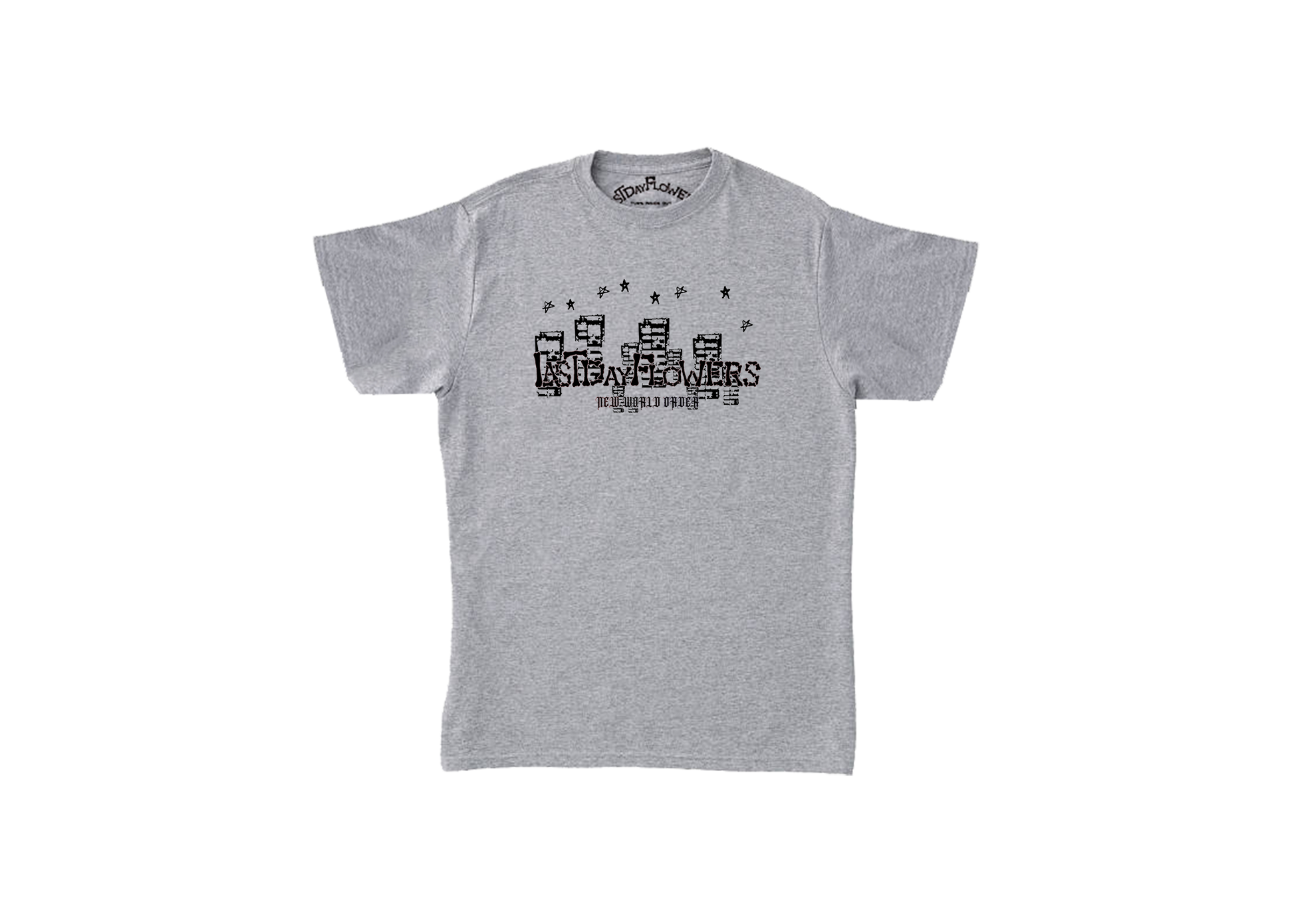 City Bone-Letter - Ash Gray