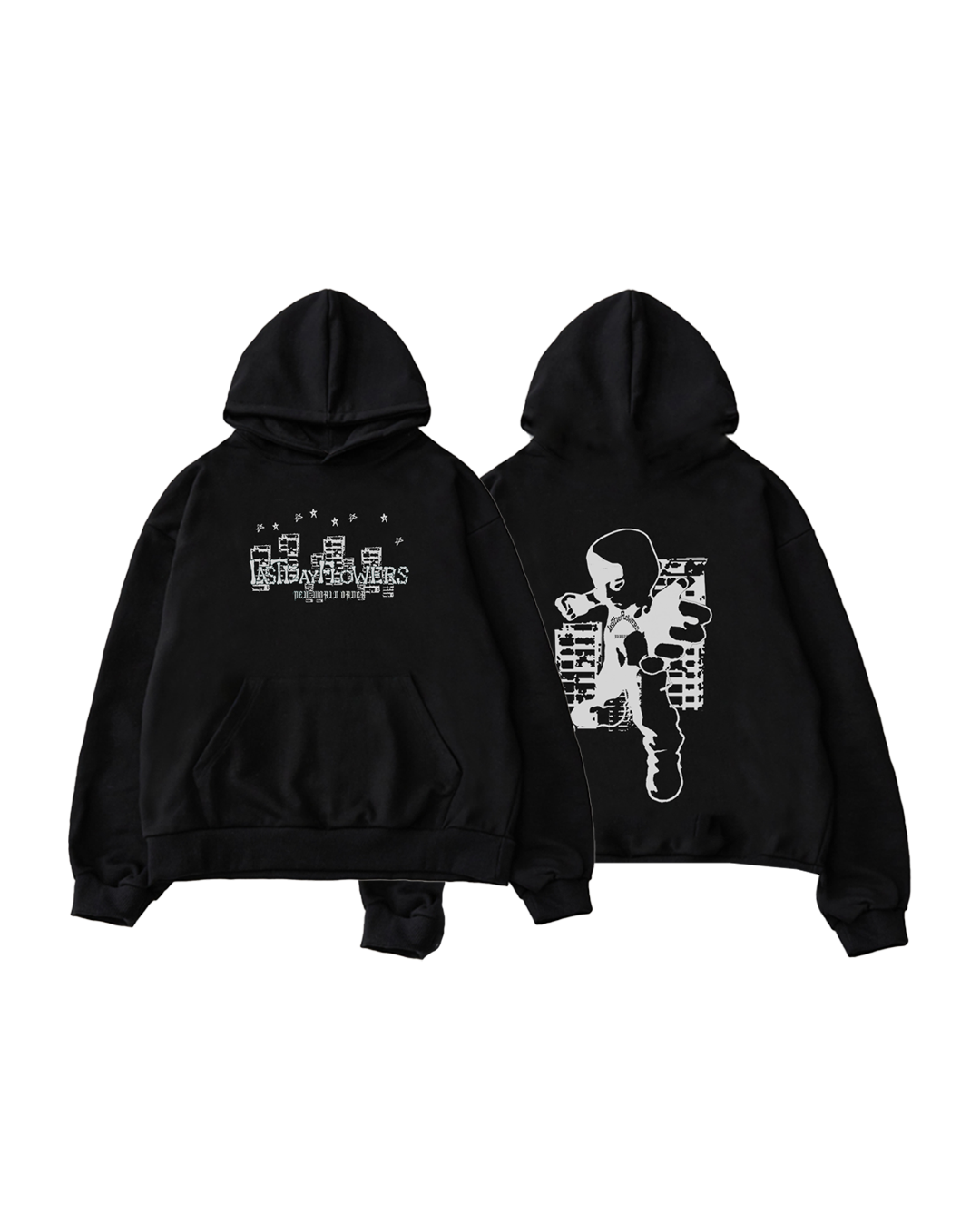 'Crusher City' Hoodie - Jet Black