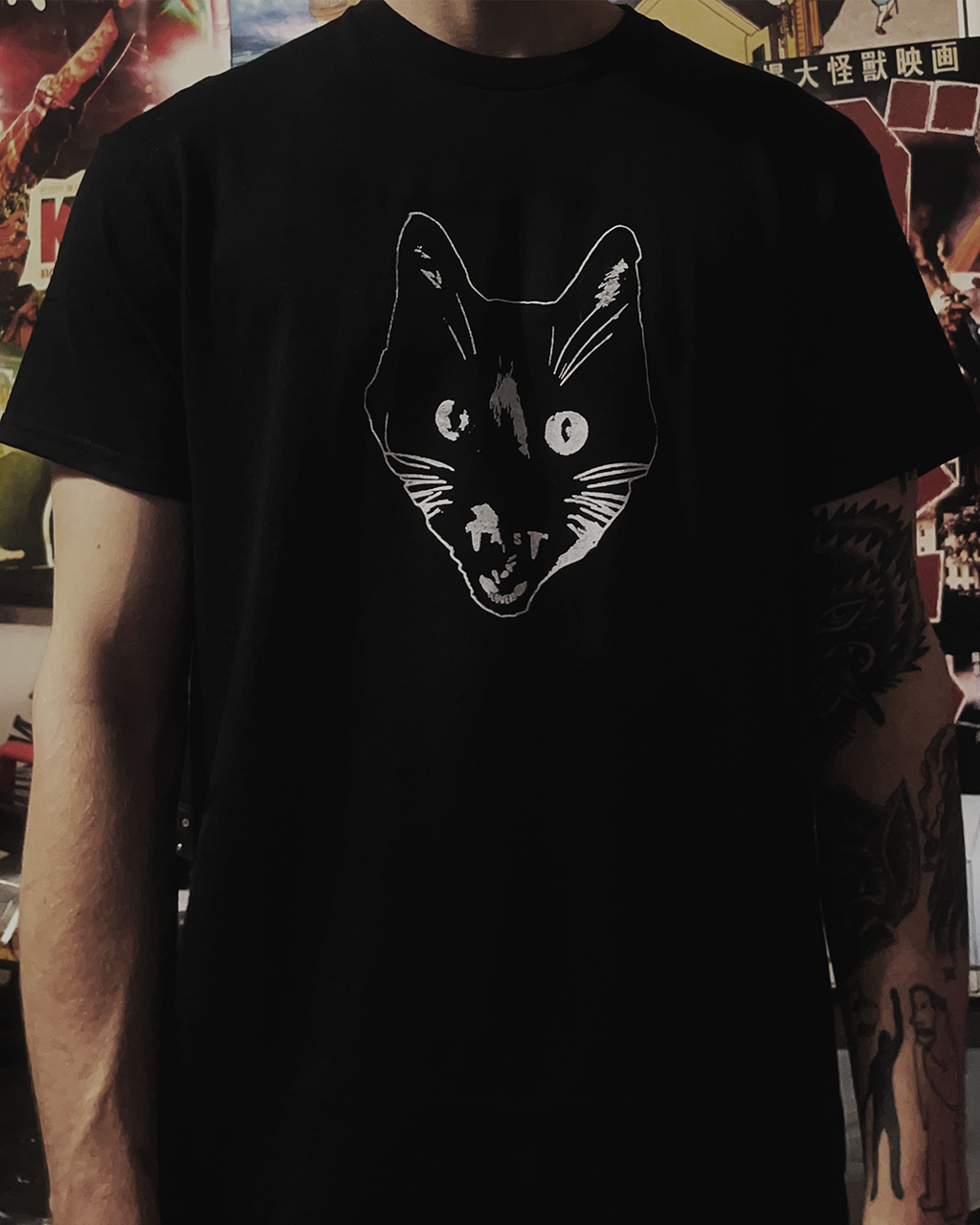 Big Cat Tee - Pumpkin Orange