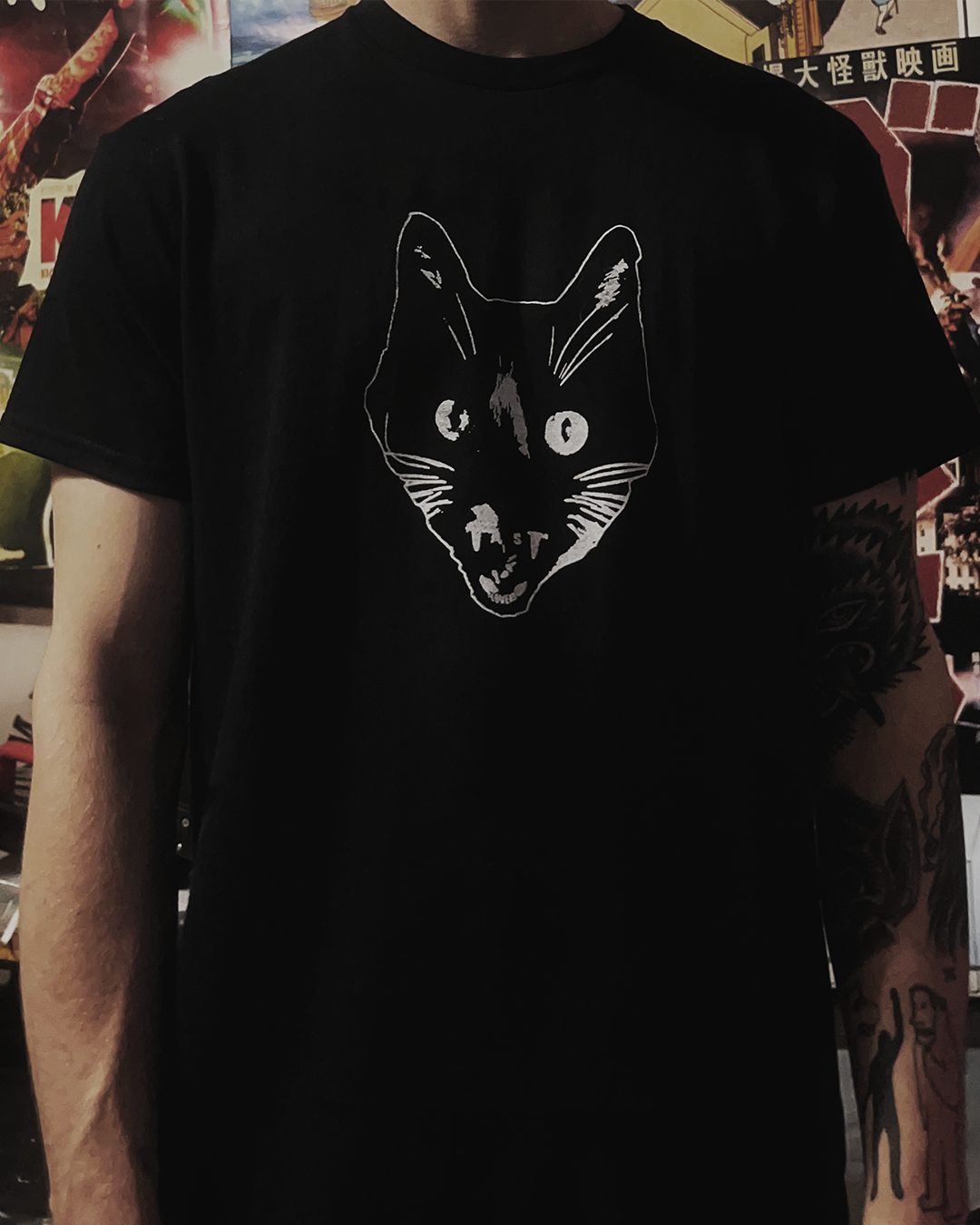 Big Cat Hoodie - Jet Black