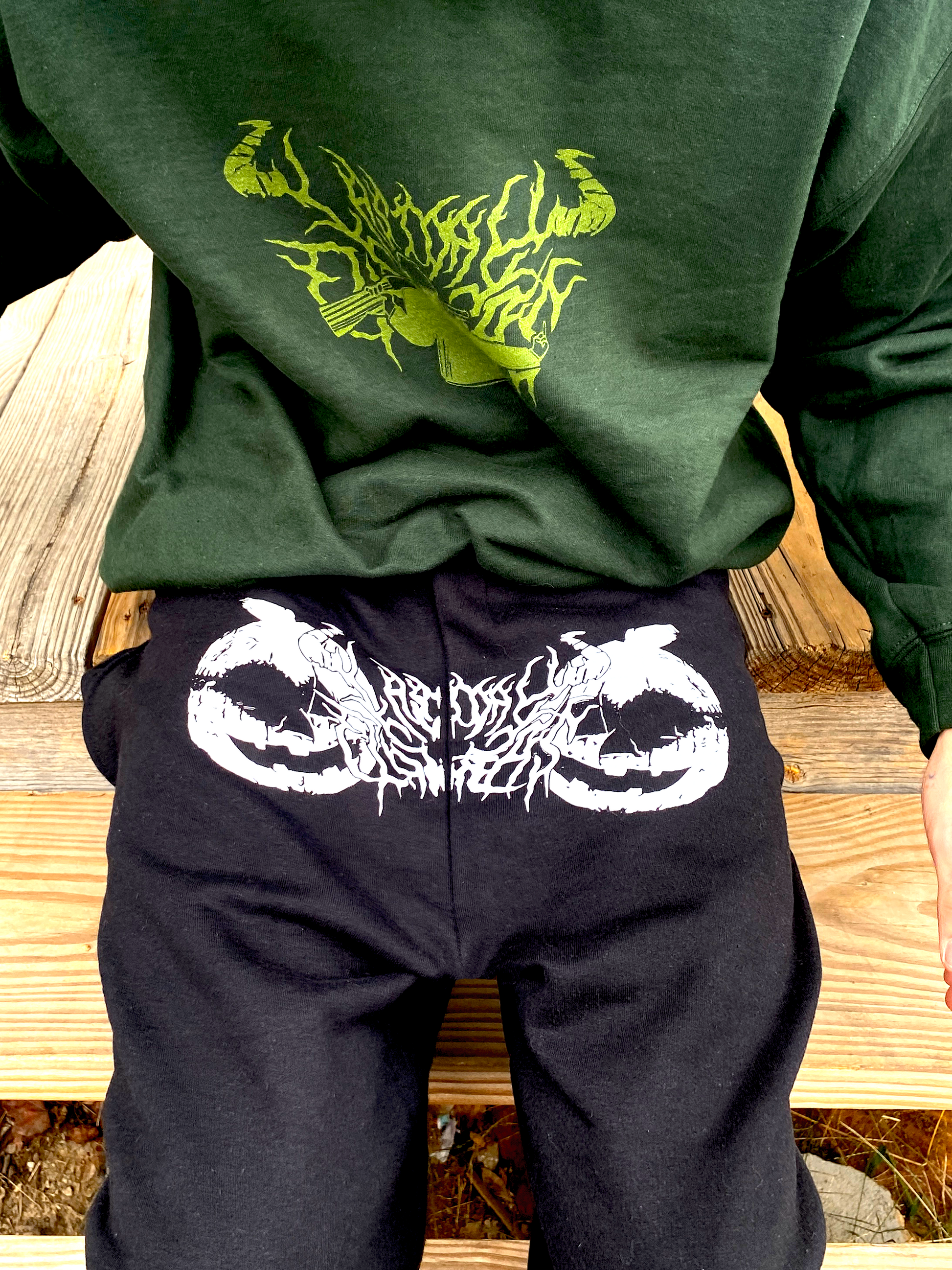 Pumpkin Core Logo Sweats - Jet Black
