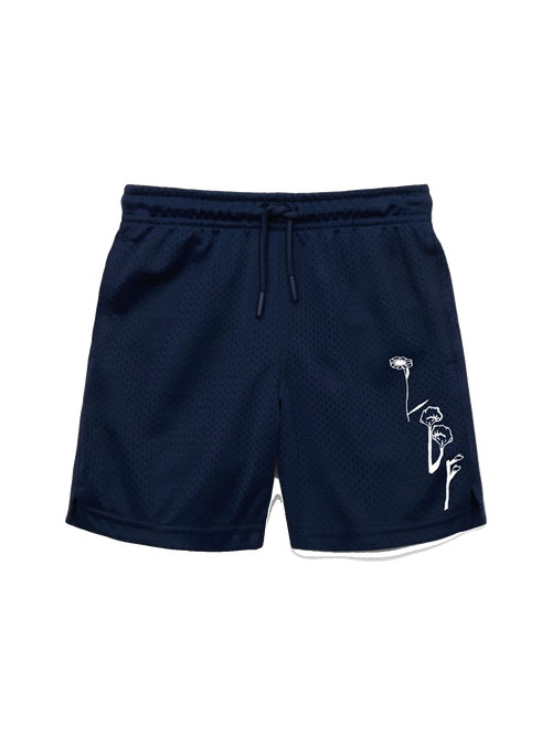 'Growth' Shorts - Navy Mesh