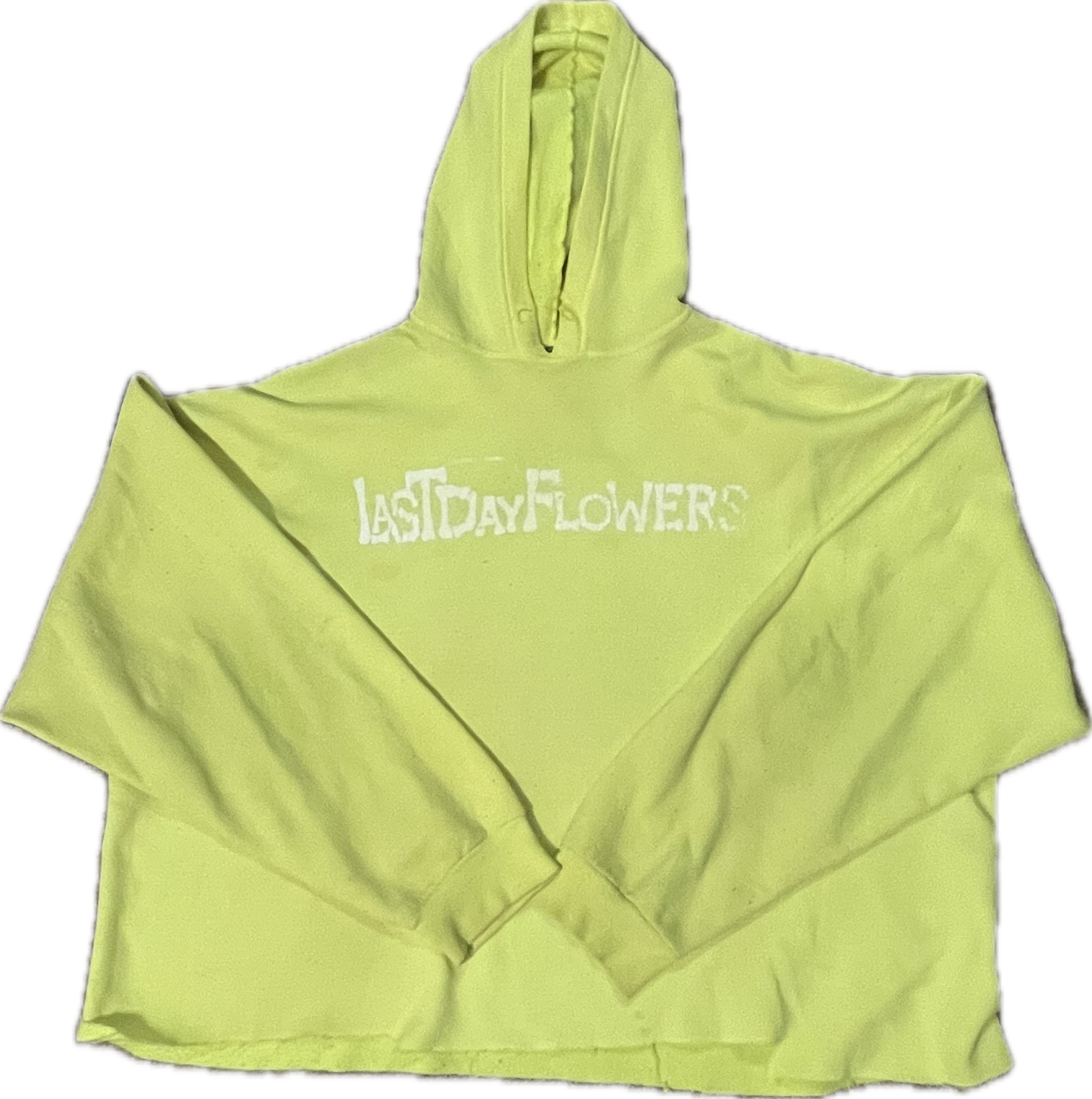 1/1 Hoodie - Slime Green (SIZE XL) (CROPPED)