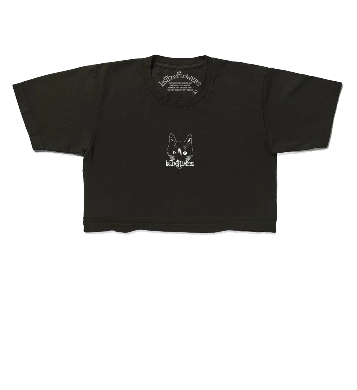 $10 Cat Female Crop - Jet Black