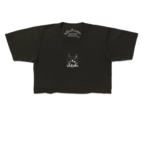 $10 Cat Female Crop - Jet Black