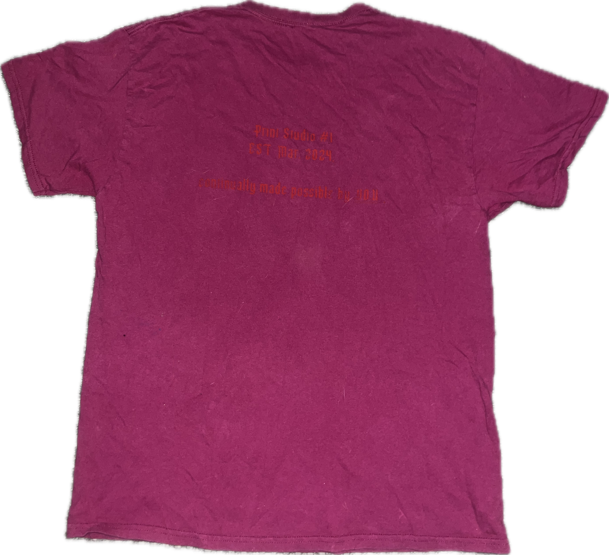 1/1 Studio Shirt - Maroon (SIZE L)