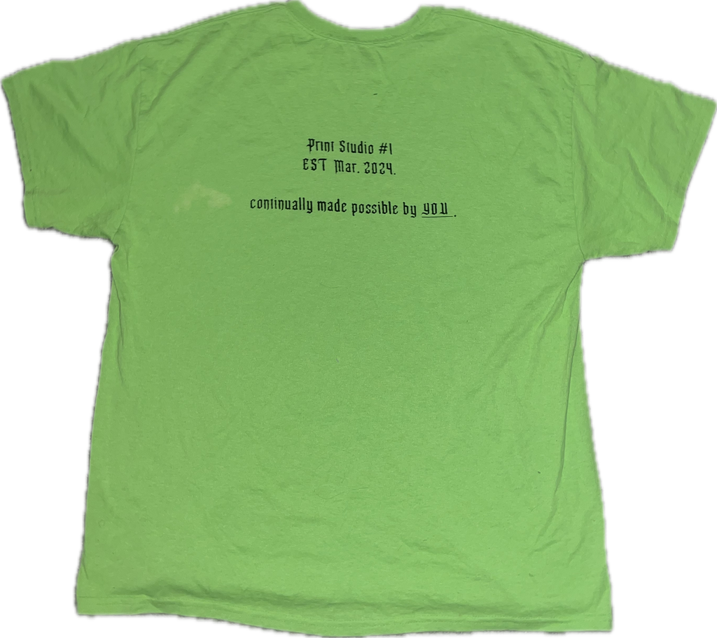 1/1 Studio Shirt - Slime Green (SIZE L)