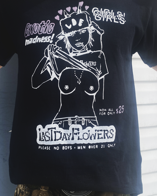 'LDF GIRL' Tee - Cherry Blossom Pink