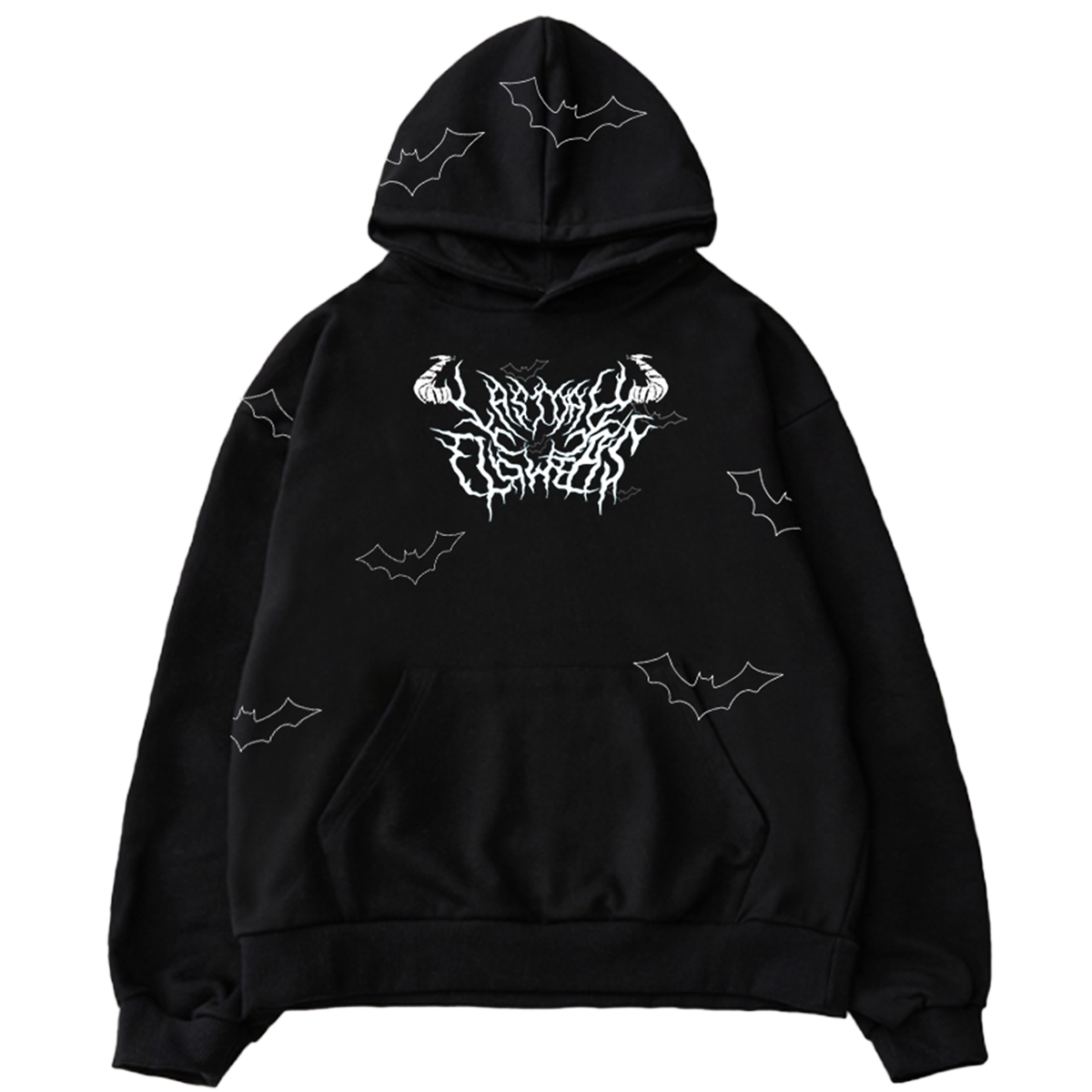 Bats! Hoodie - Jet Black