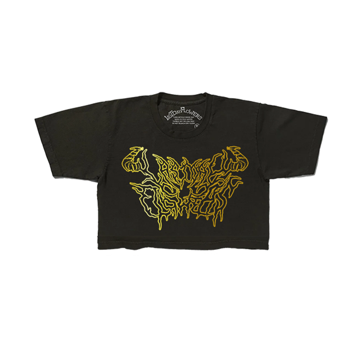 $10 Core Foil Crop - Jet Black