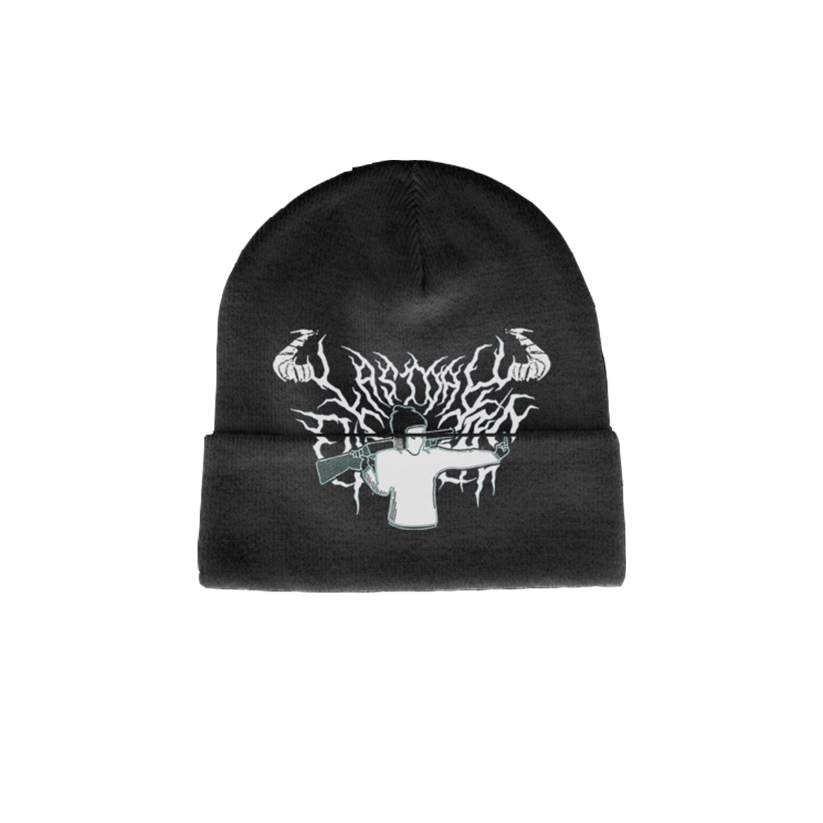 John Hardcore Logo Jet Black Beanie