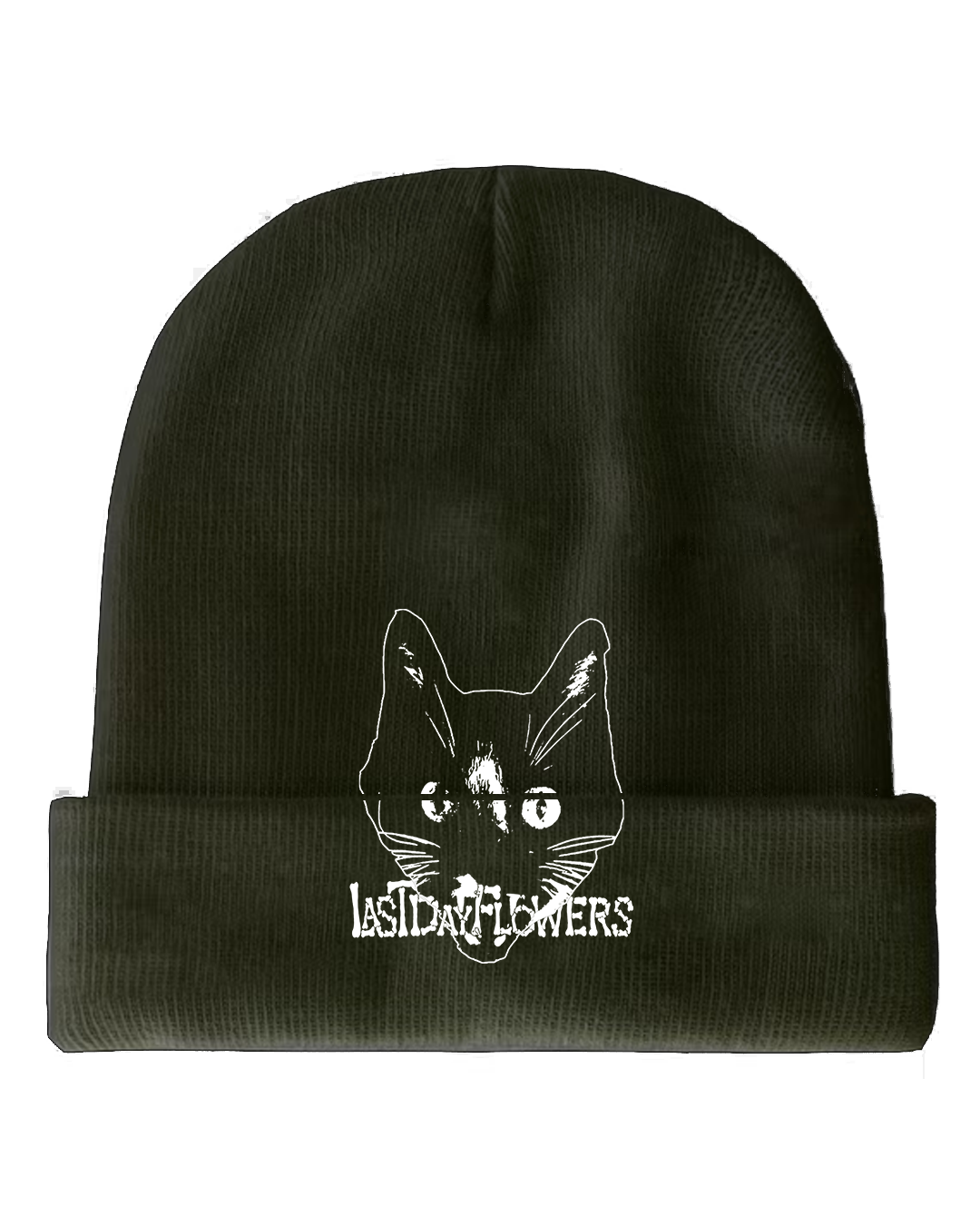 Cat Jet Black Beanie