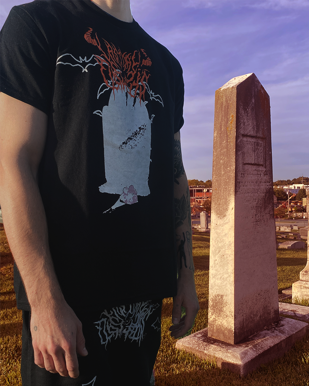 Tomb Tee - Tulip Purple