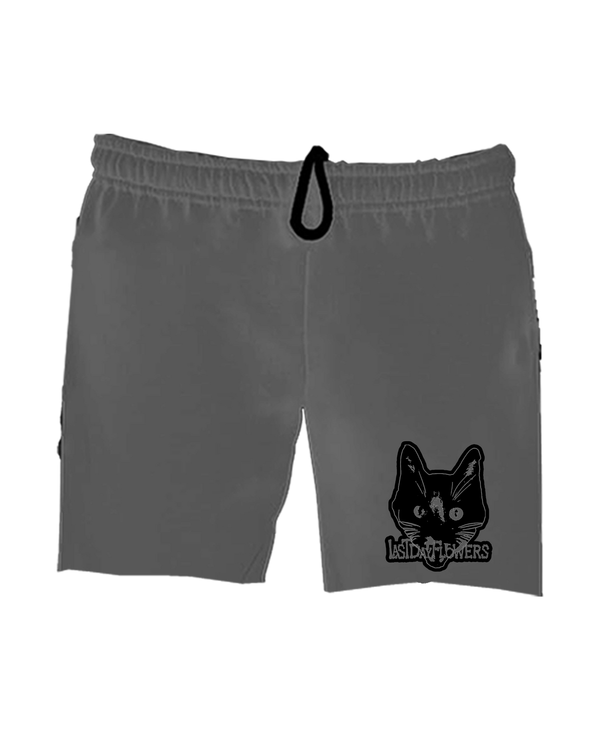 Black Cat Shorts - Cloud Gray
