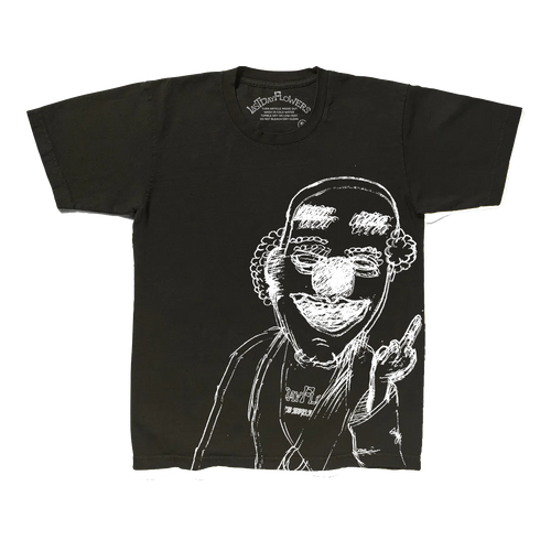 'Clown Around' Tee - Jet Black