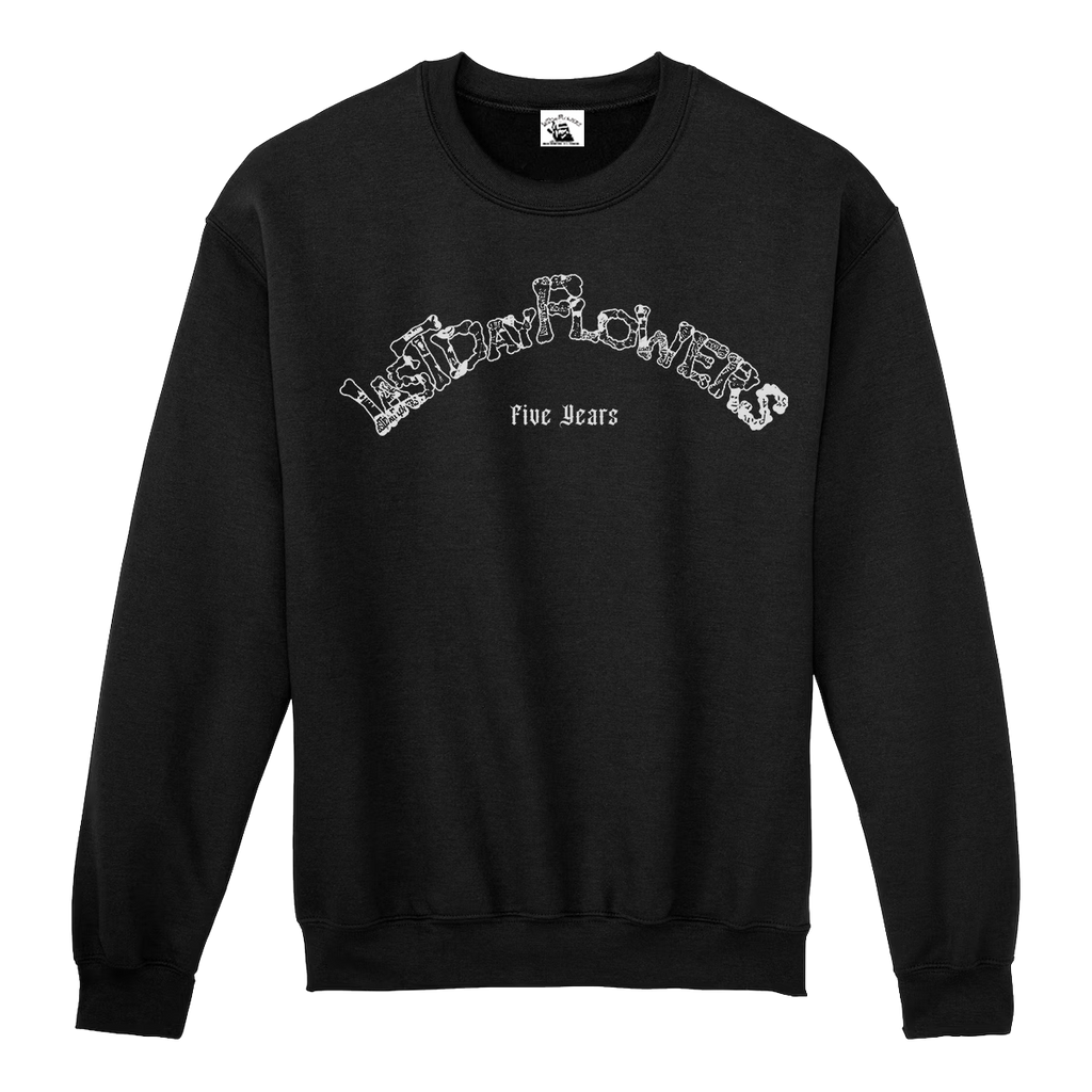 5 Year Logo Crew - Jet Black