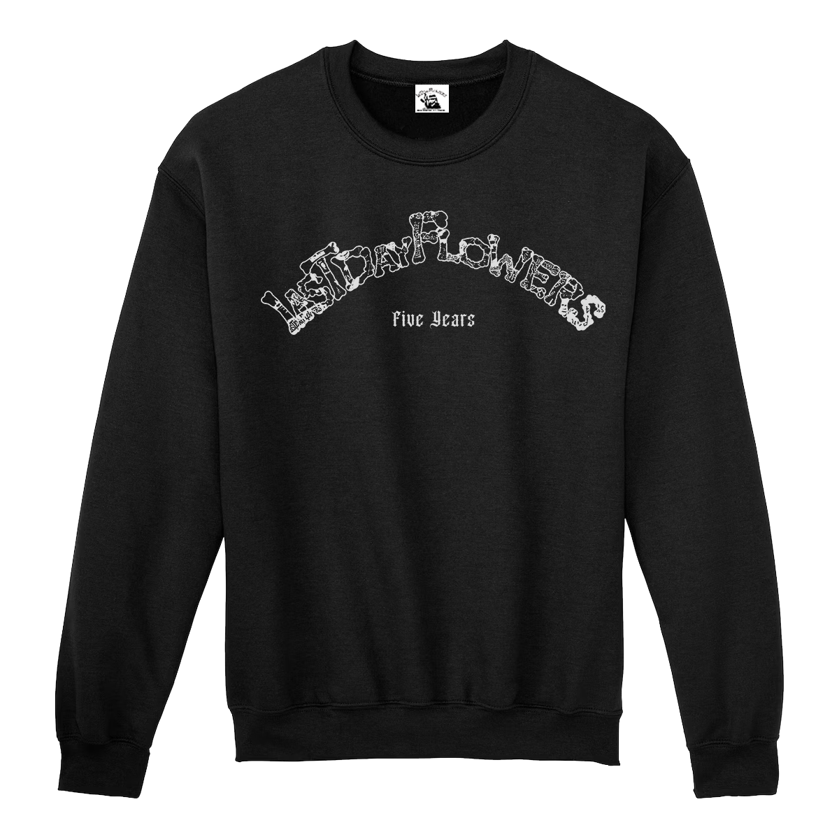 5 Year Logo Crew - Jet Black