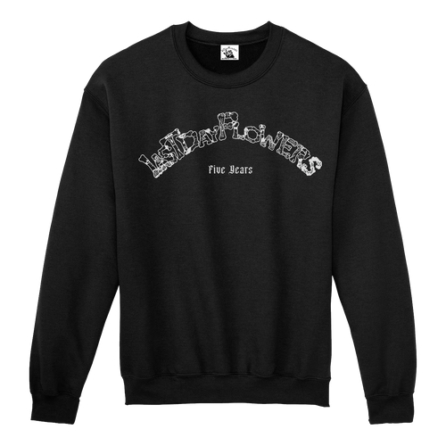 5 Year Logo Crew - Jet Black