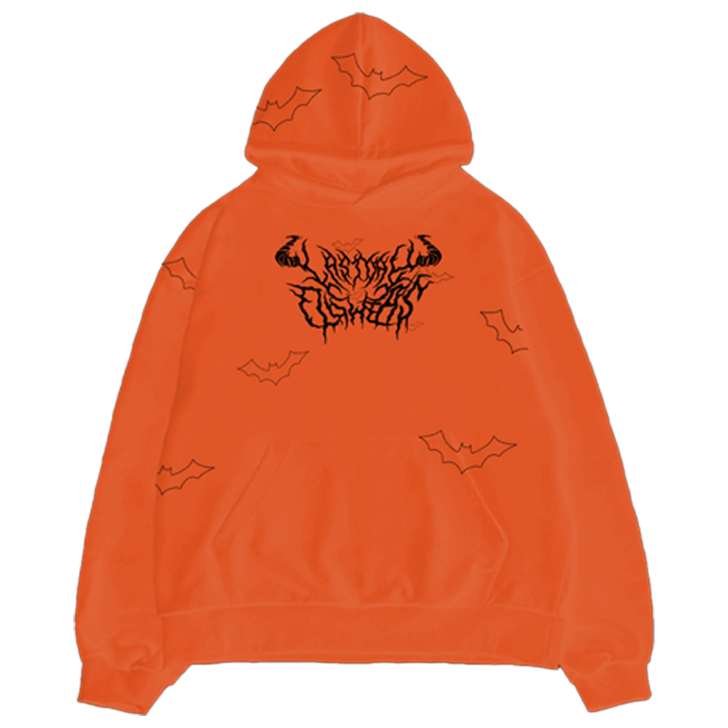 Bats! Hoodie - Pumpkin Orange