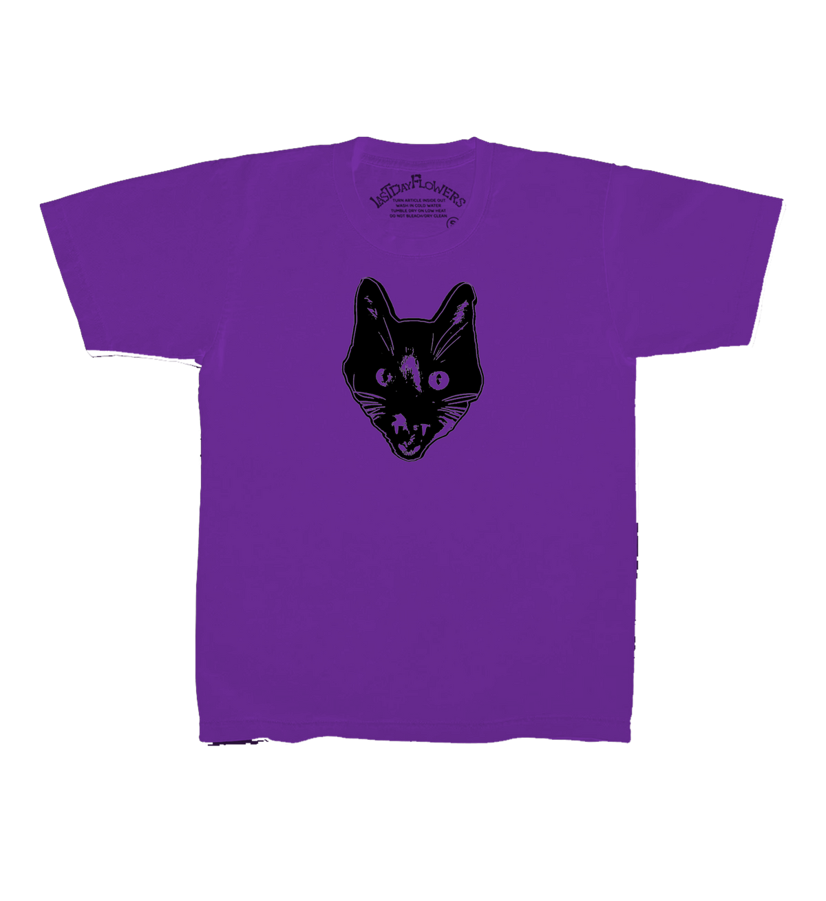 Big Cat Tee - Tulip Purple