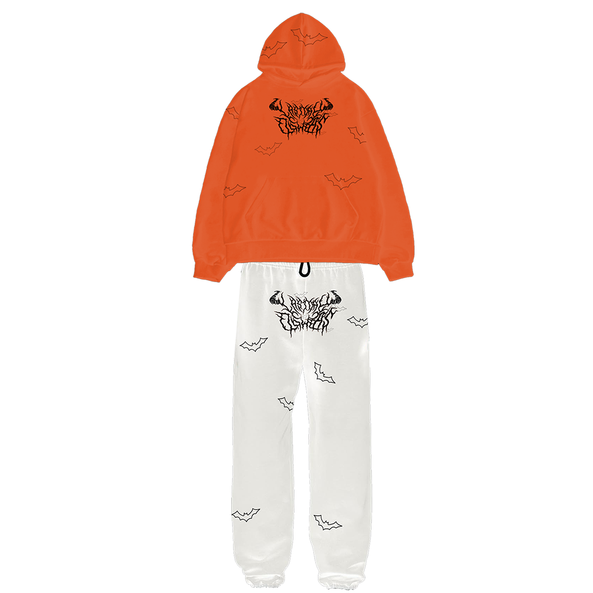 SET - Orange/White