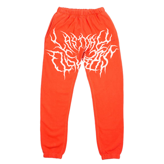 Pumpkin Orange 'Core' Logo Sweats