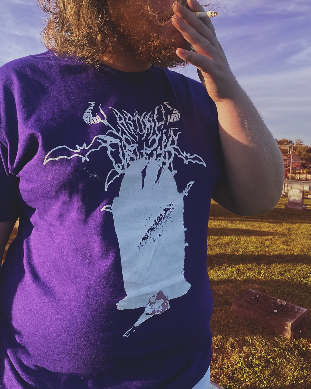 Tomb Tee - Tulip Purple
