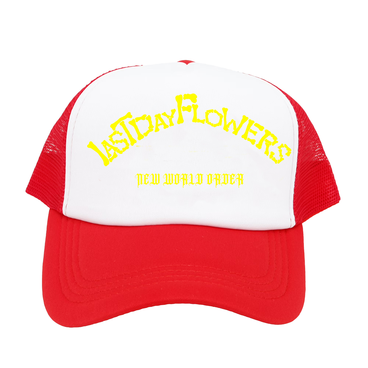 Bone Foam Trucker - Red