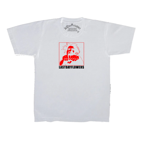 Vol. 1 - 'Bum Fights' Rip Tee (Snow/Red)