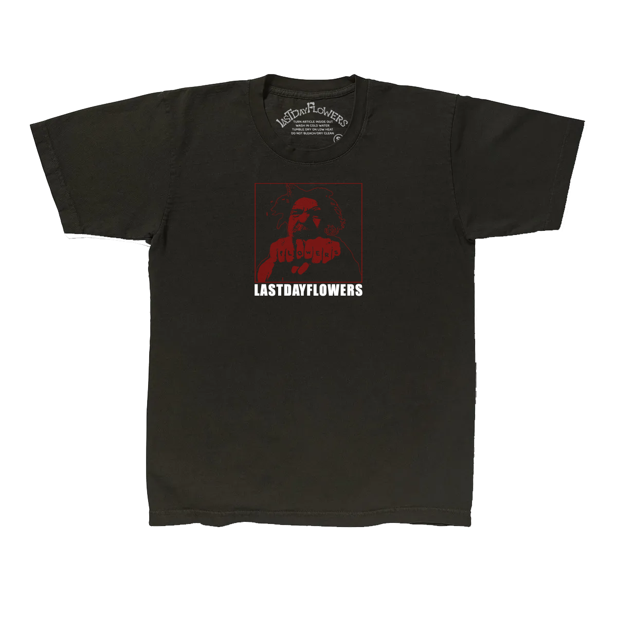 Vol. 1 -'Bum Fights' Rip Tee - (Jet/Red)