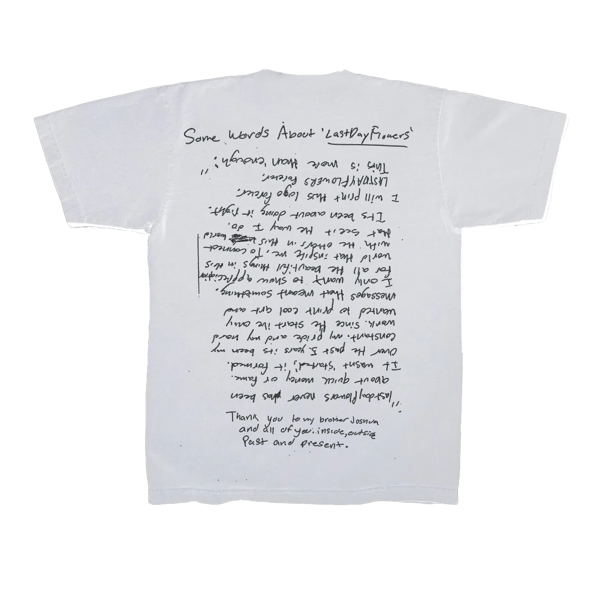 5 Year Logo Tee - Snow White