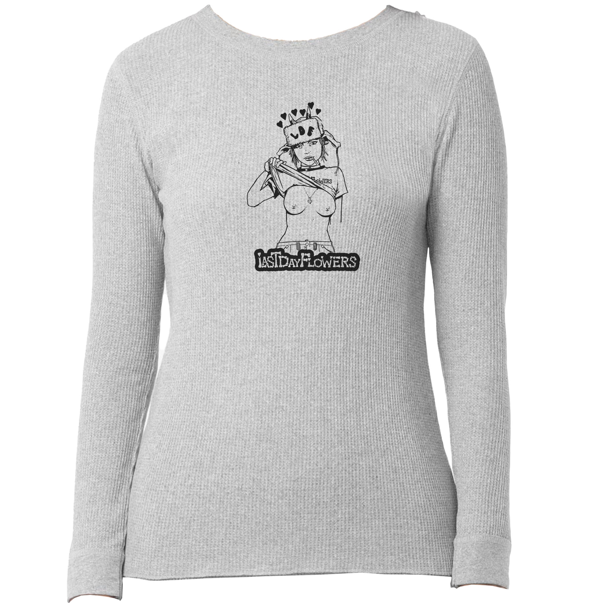 LDF GIRL Ash Gray Female Cut Thermal