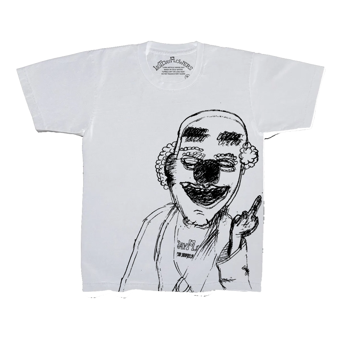 'Clown Around' Tee - Snow White