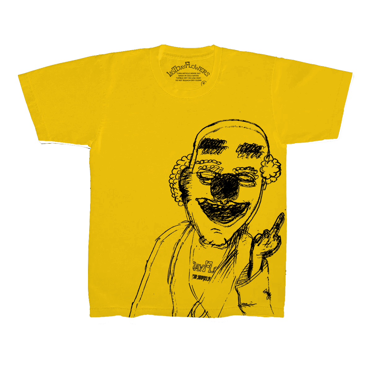 'Clown Around' Tee - Dandelion Yellow